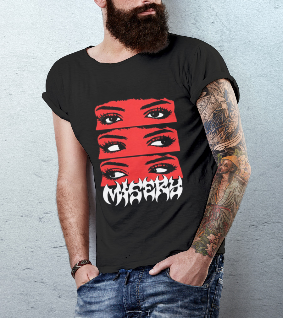 Misery Red Eyes Triple Stare T-Shirt