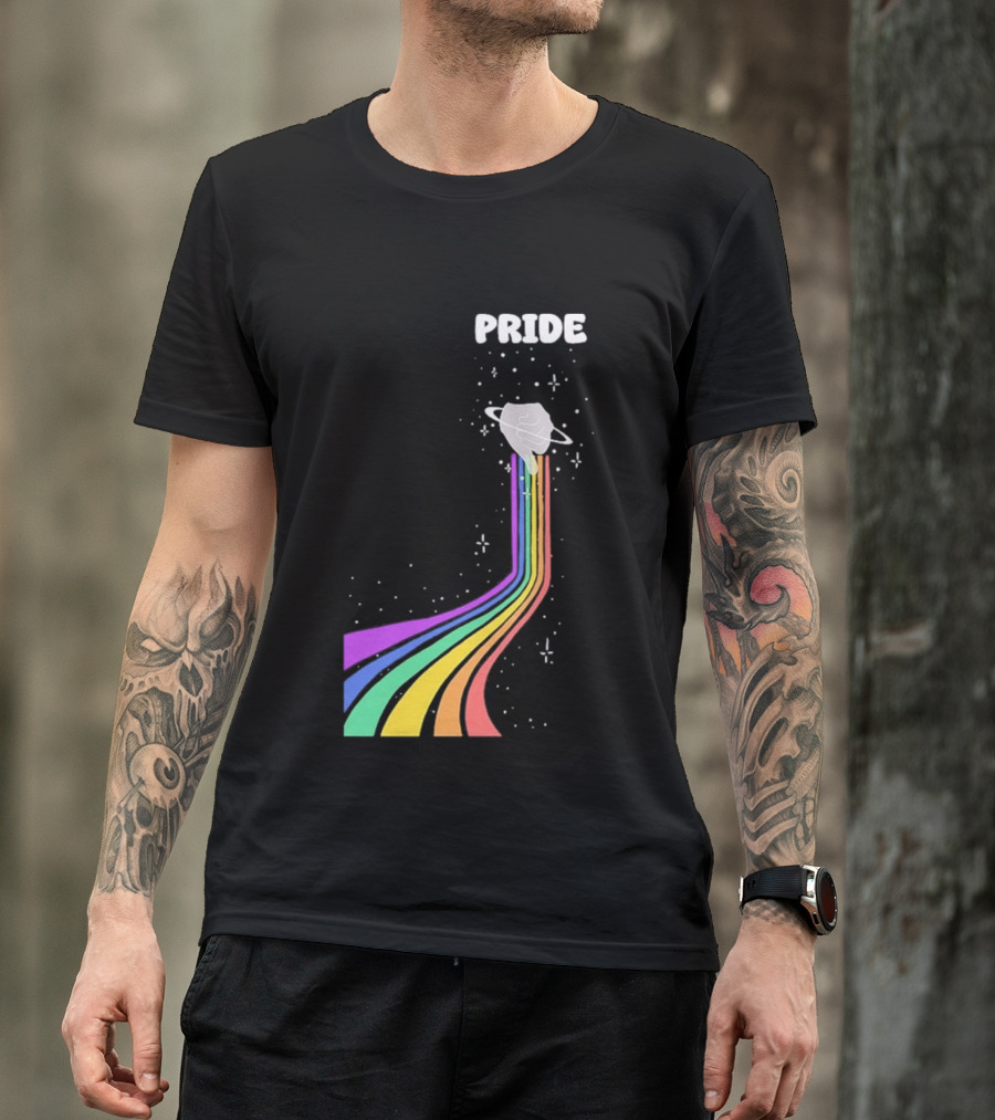 Pride Rainbow Space Hand Magic T-Shirt