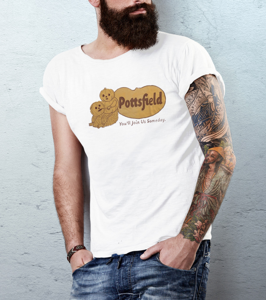 Pottsfield You'll Join Us Someday Pumpkin Characters Over The Garden Wall T-Shirt