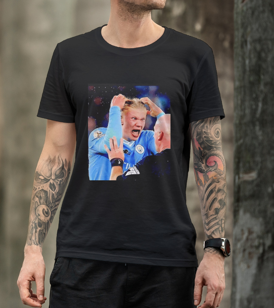 Erling Haaland Manchester City Emotional Reaction T-Shirt