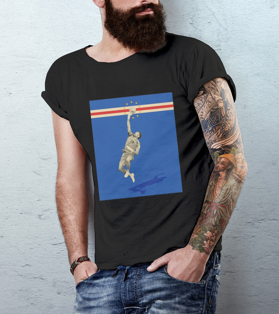 Vozinha Cape Verde African Cup Of Nations Soccer Star Goalkeeper Save T-Shirt