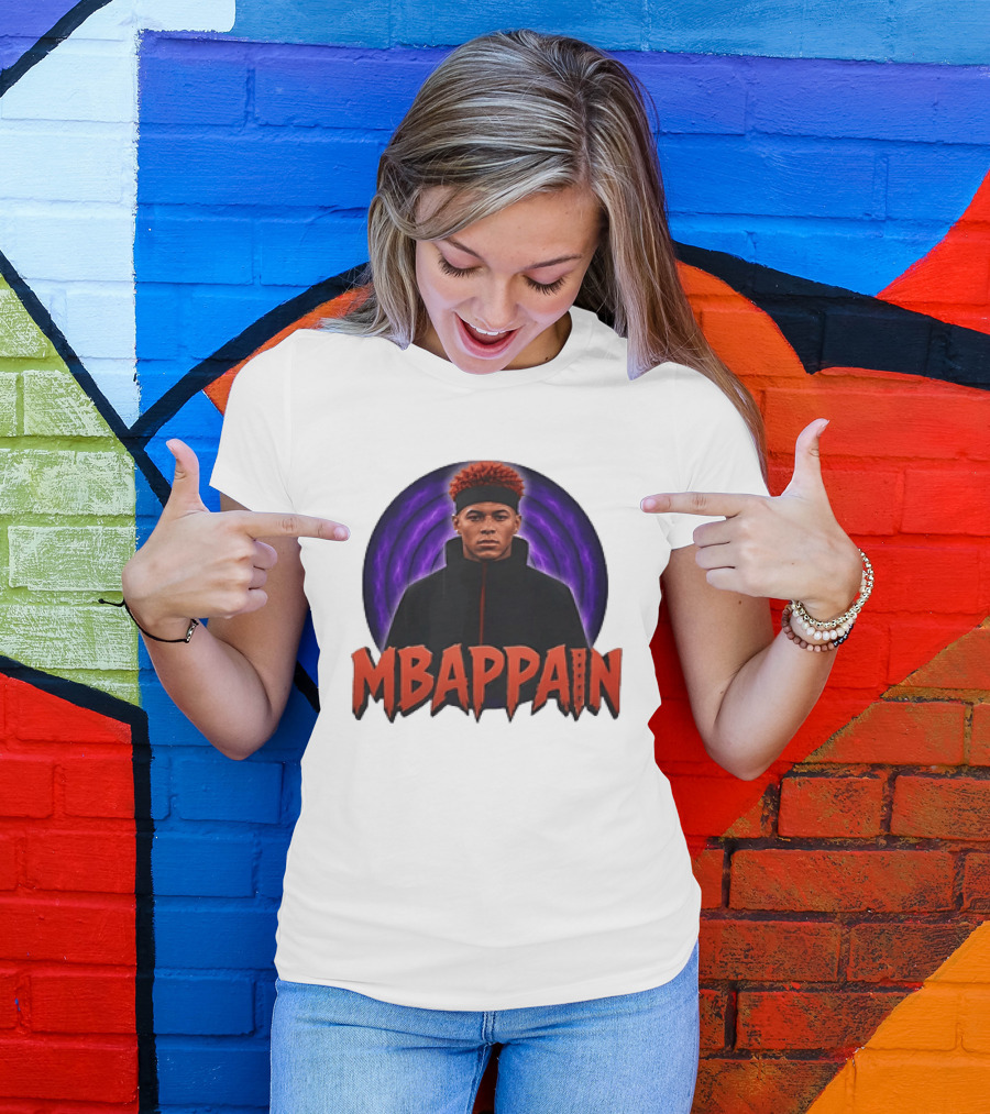 Mbappain Naruto Anime Crossover Meme T-Shirt