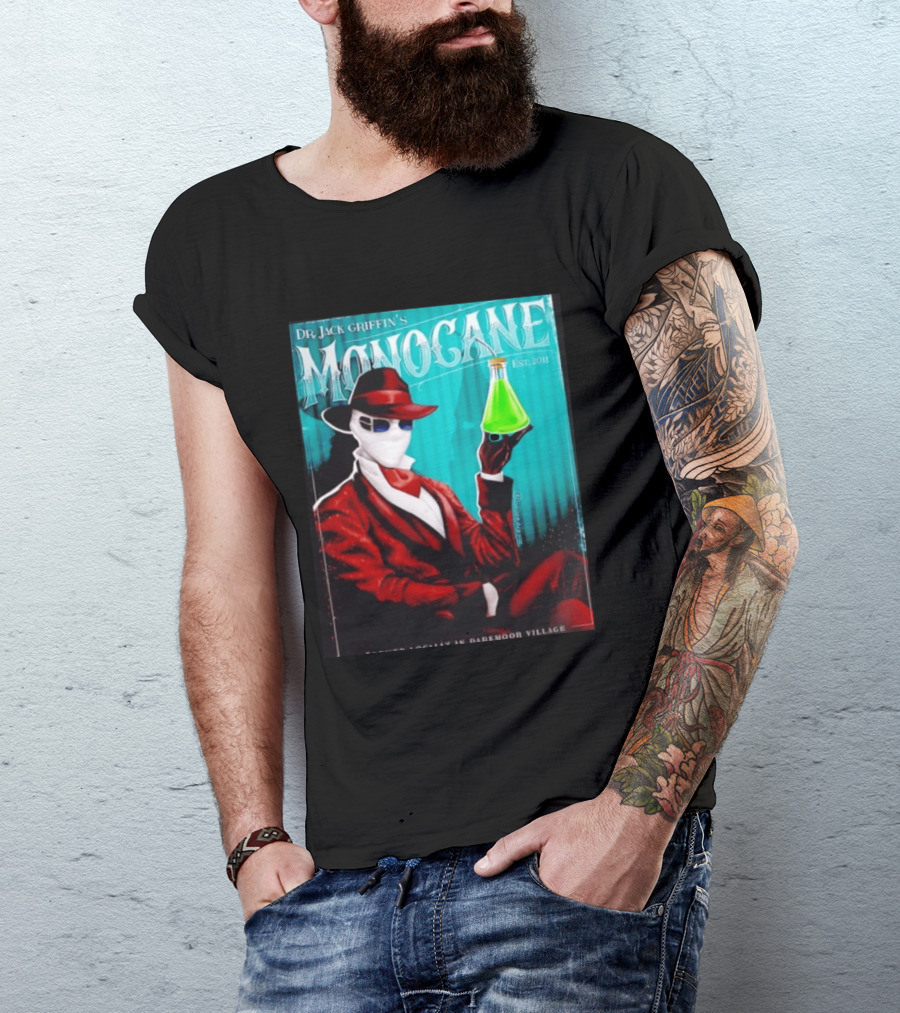 Dr Jack Griffin's Monocane Est 2011 Invisible Man T-Shirt