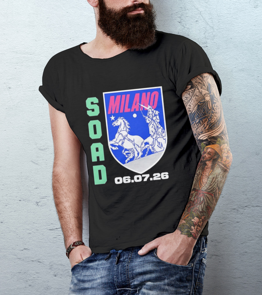 SOAD Milano 06.07.26 System Of A Down Concert T-Shirt