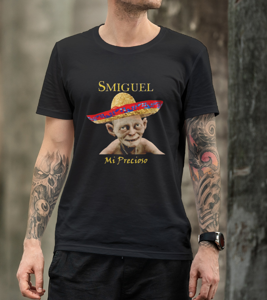 Smiguel Mi Precioso Sombrero Mexico Gollum T-Shirt