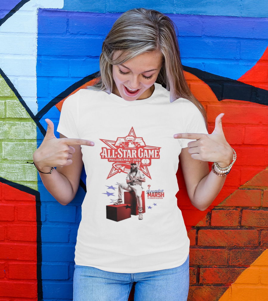 Brandon Marsh Philadelphia Phillies 2026 MLB All Star Game T-Shirt