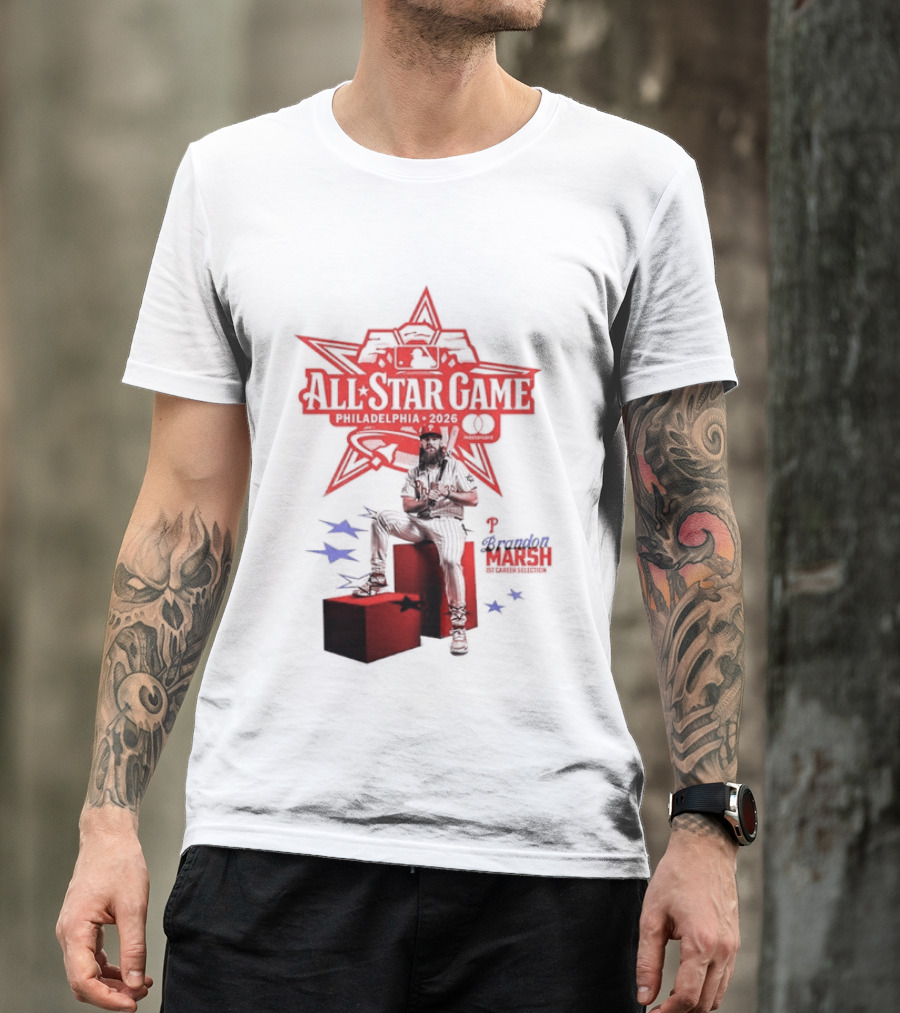 Brandon Marsh Philadelphia Phillies 2026 MLB All Star Game T-Shirt