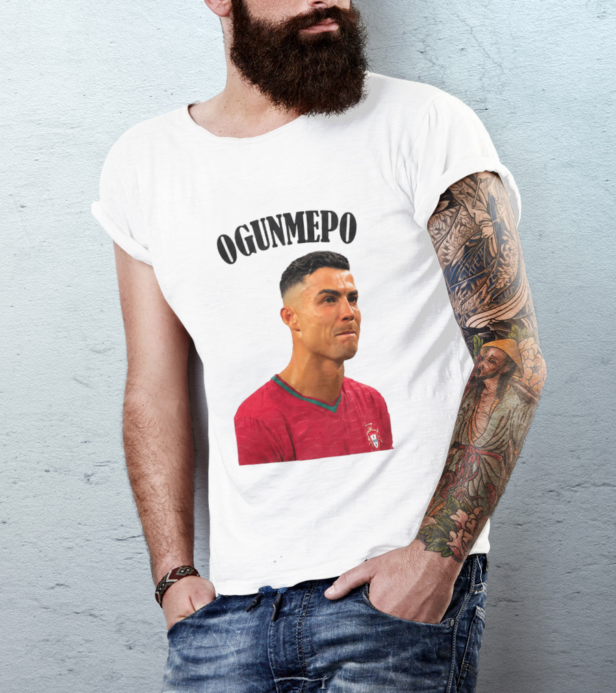 Cristiano Ronaldo Ogunmepon Portugal Soccer Star T-Shirt