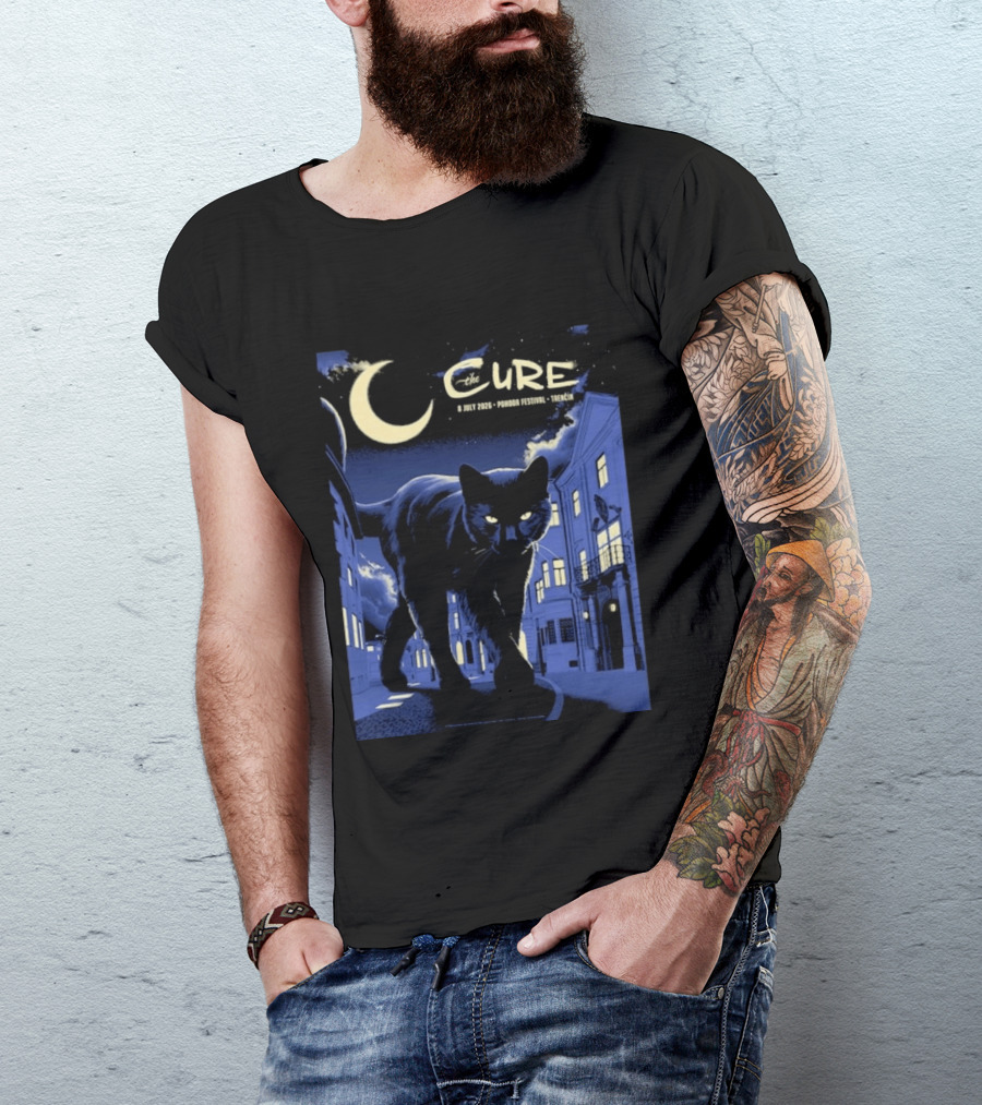 The Cure Cat Moon Trencin Pohoda Festival July 8 2026 T-Shirt