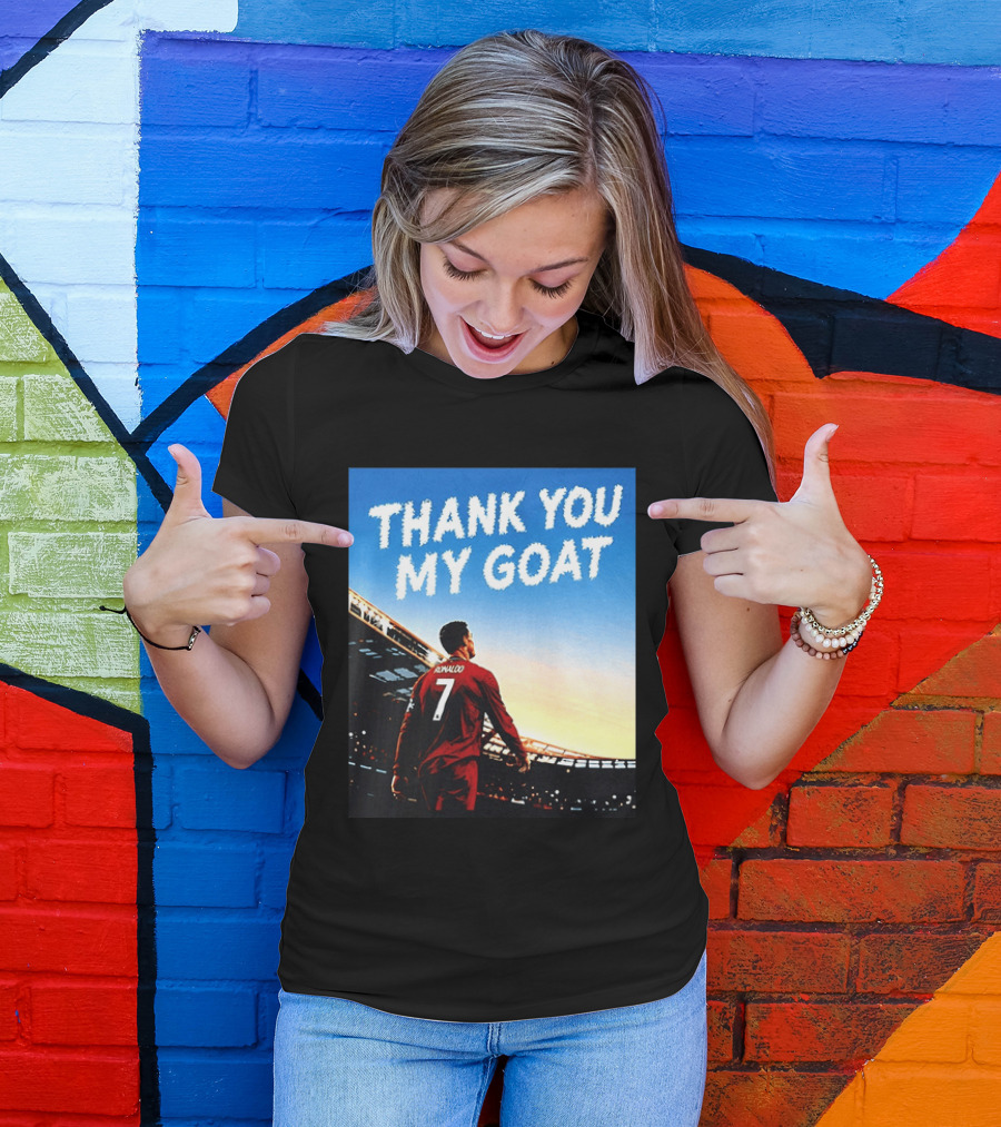 Thank You My Goat Cristiano Ronaldo 7 Portugal National Team T-Shirt