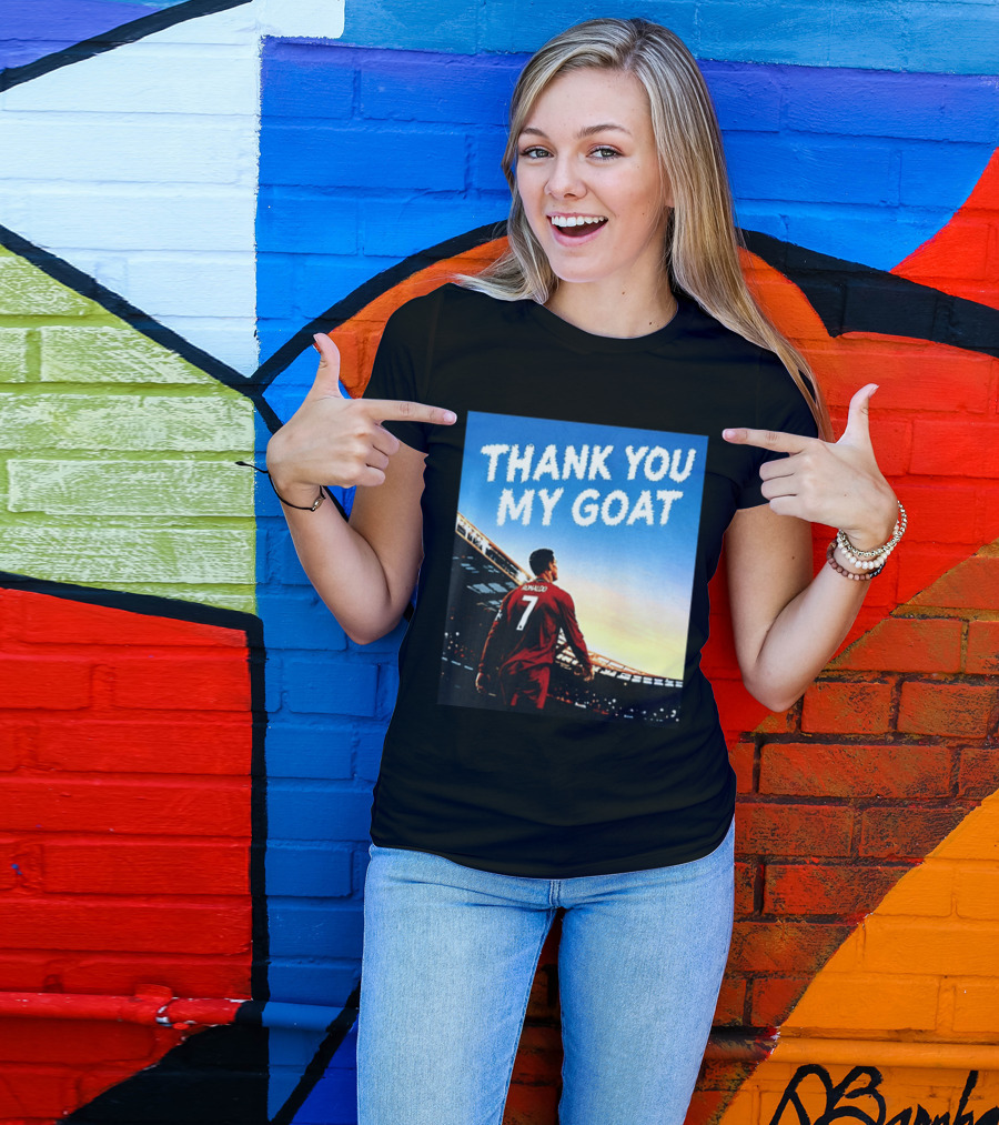 Thank You My Goat Cristiano Ronaldo 7 Portugal National Team T-Shirt