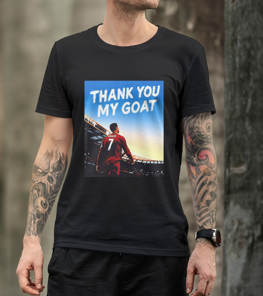 Thank You My Goat Cristiano Ronaldo 7 Portugal National Team T-Shirt