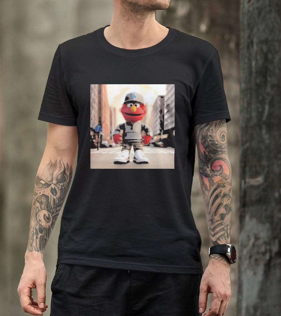 Sesame Street Elmo Streetwear New York Yankees T-Shirt
