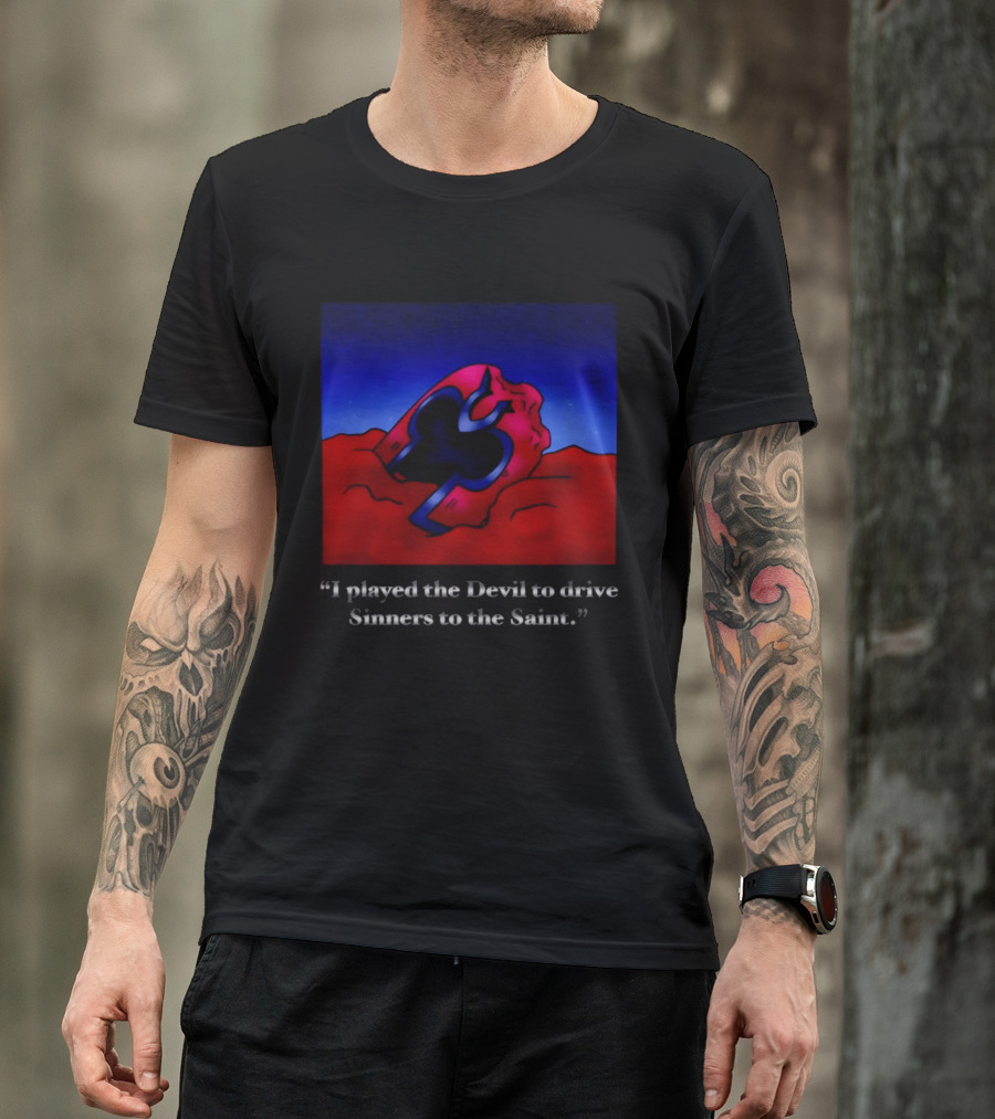 Magneto Helmet I Played The Devil To Drive Sinners To The Saint T-Shirt