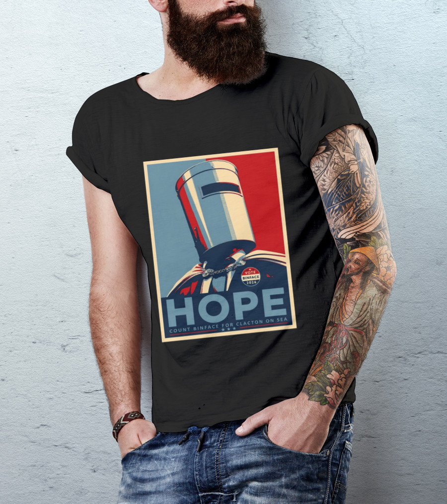 Hope Count Binface Vote Binface 2026 Clacton On Sea T-Shirt