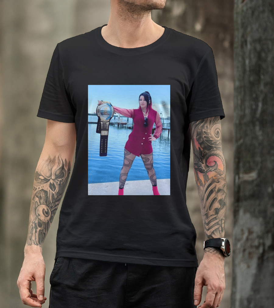 We Are At The Beach Hikaru Shida Wrestling Champion Dockside T-Shirt