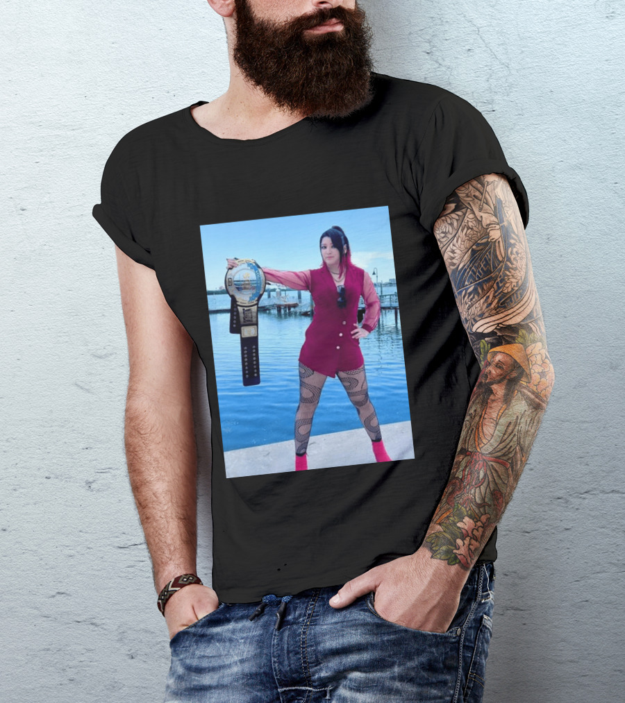 We Are At The Beach Hikaru Shida Wrestling Champion Dockside T-Shirt