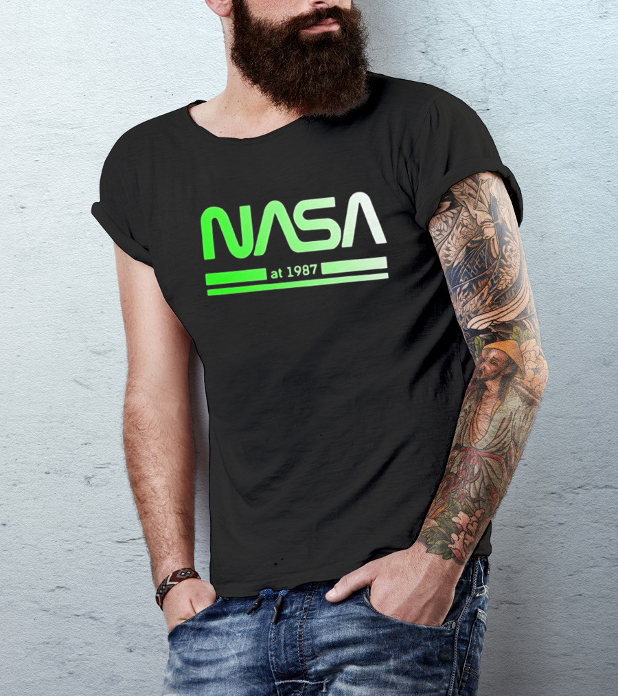 NASA Neon Green 1987 T-Shirt