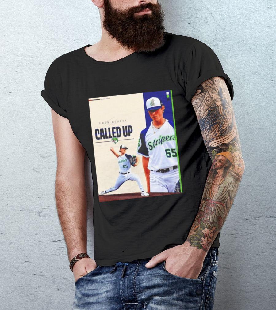 Owen Murphy Called Up Stripers 65 Player Announcement T-Shirt