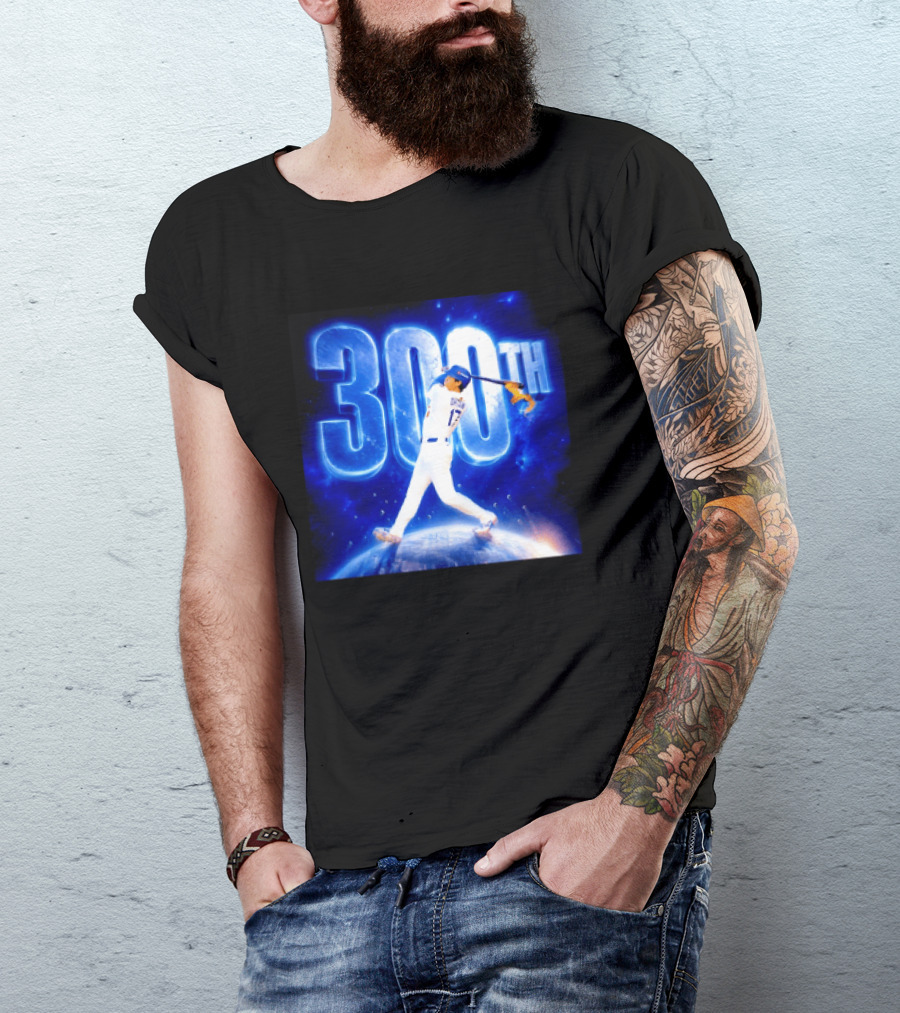 Shohei Ohtani 300th Home Run 17 Power Swing Los Angeles Dodgers T-Shirt
