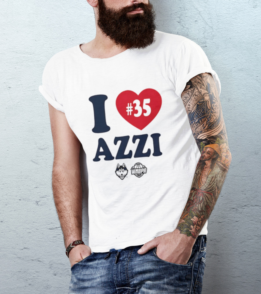 Dallas Wings Basketball I Love Azzi Fudd Number 35 T-Shirt