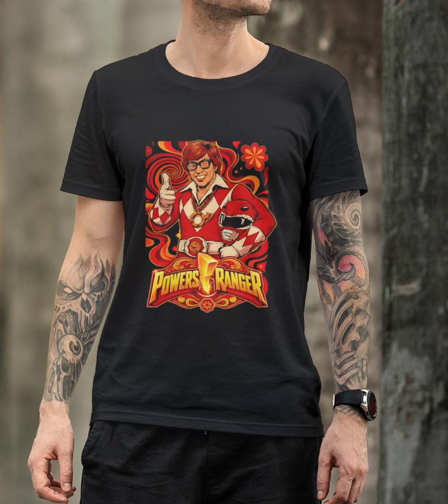 Powers Ranger Austin Powers Power Rangers T-Shirt