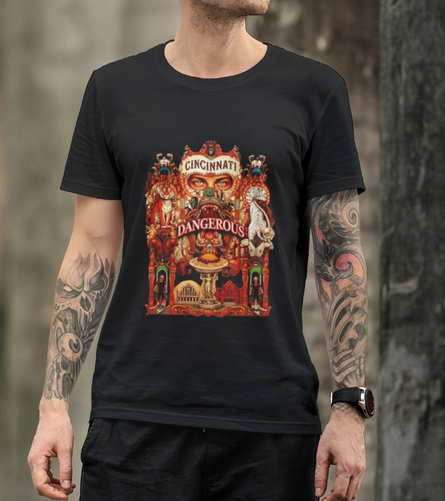 Cincinnati Dangerous Tiger Lord Of The Jungle T-Shirt