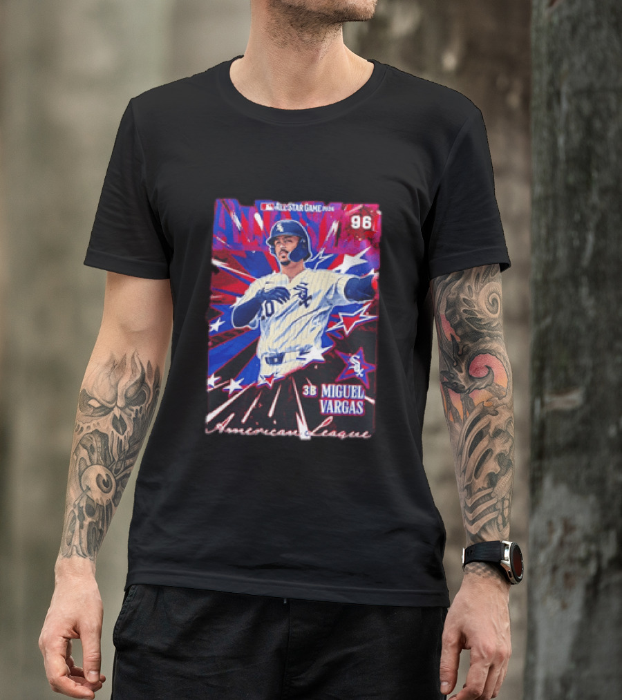 MLB All Star Game 2026 Miguel Vargas Chicago White Sox 3B American League 96 T-Shirt