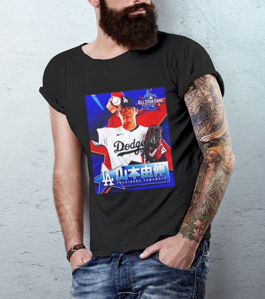 Los Angeles Dodgers Yoshinobu Yamamoto 2026 All Star Game Baseball T-Shirt