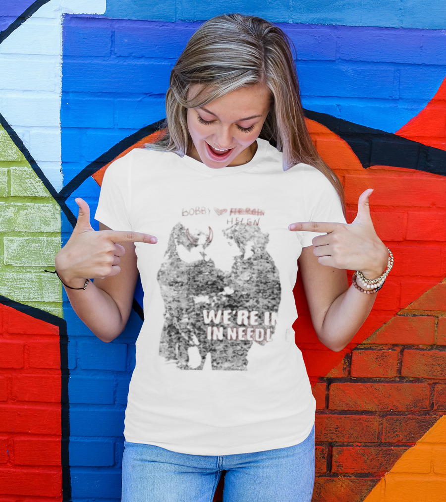 Bobby Helen We're In Love In Needle Park Freddie Frances Bootleg Devil Horns T-Shirt