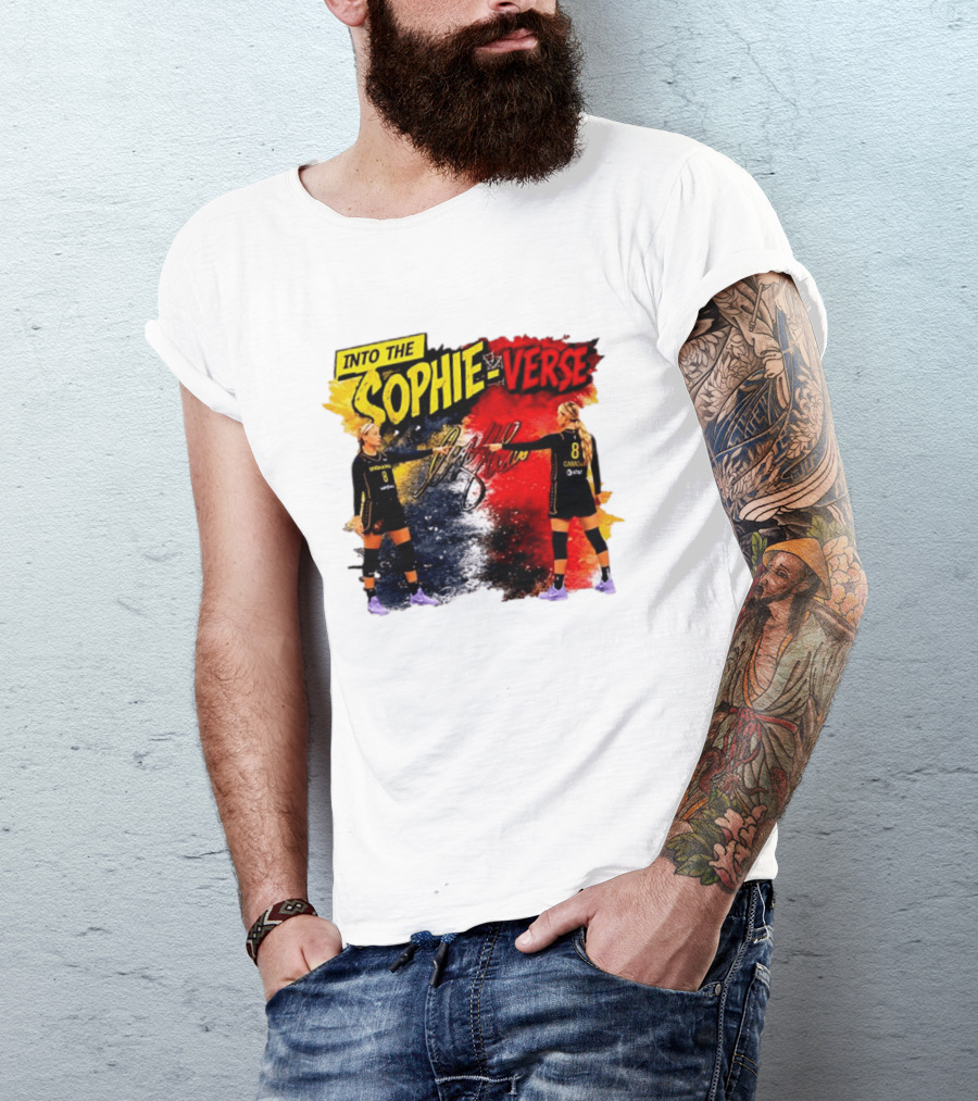 Into The Sophie Verse Sophie Cunningham Indiana Fever WNBA T-Shirt