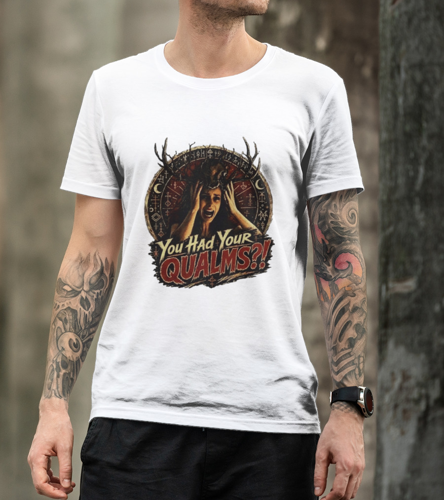 Patricia Widows Bay You Had Your Qualms Ritual Symbolism Antlered Figure T-Shirt