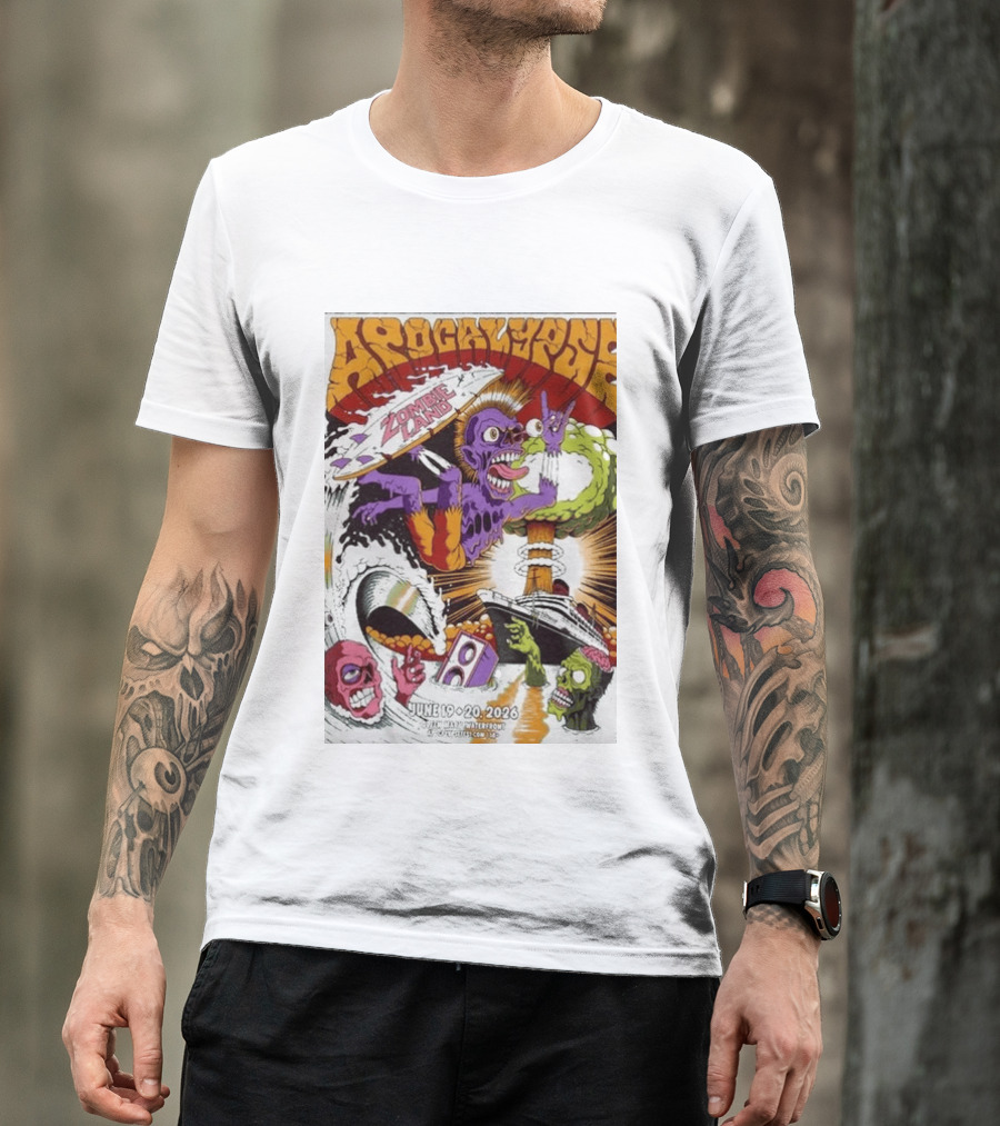 Zombie Land Apocalypse June 19 20 2026 Waterfront Event T-Shirt