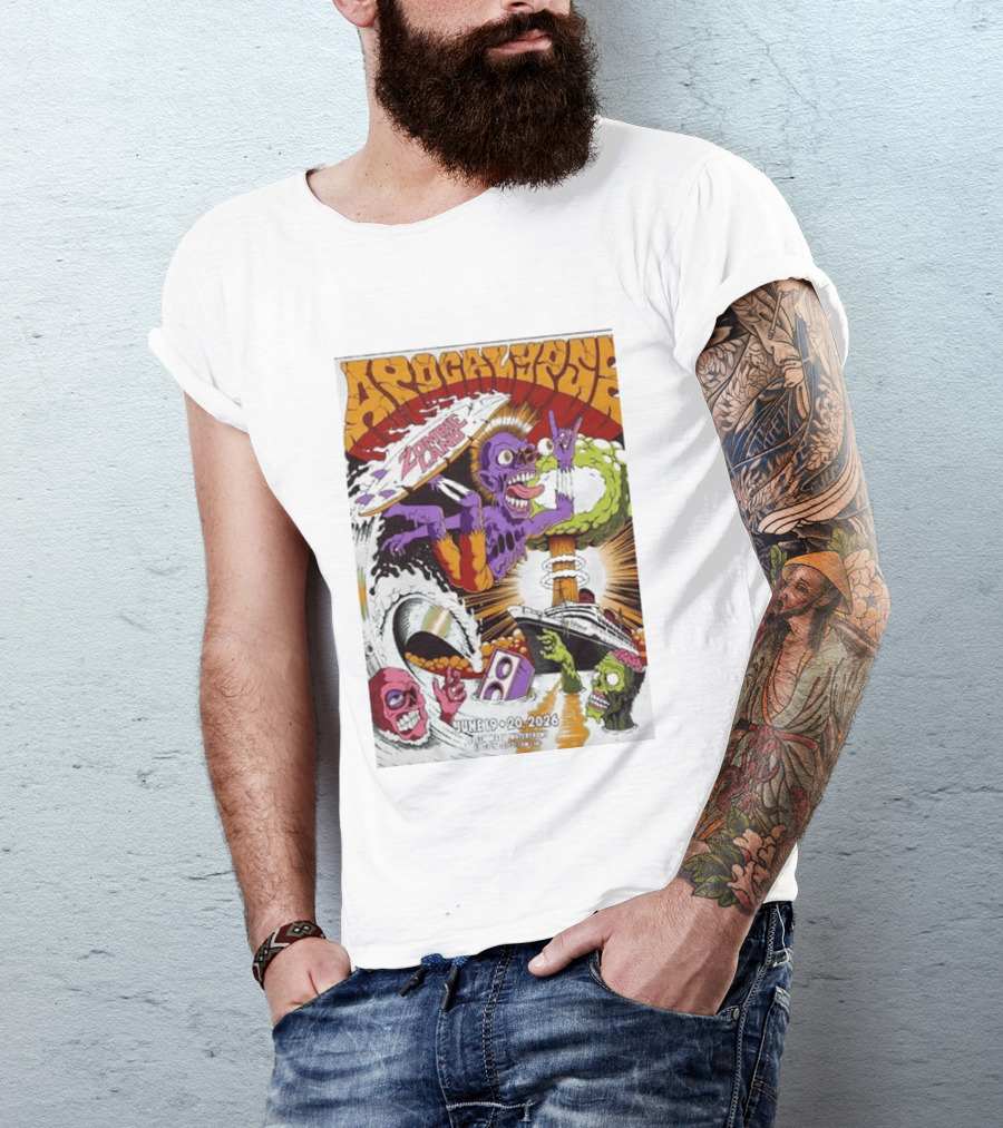 Zombie Land Apocalypse June 19 20 2026 Waterfront Event T-Shirt