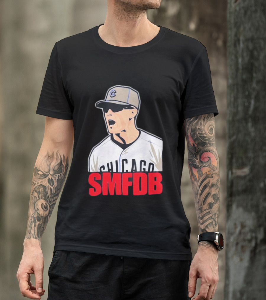 Chicago Cubs SMFDB Manager Yelling Iconic Baseball Team Fan T-Shirt