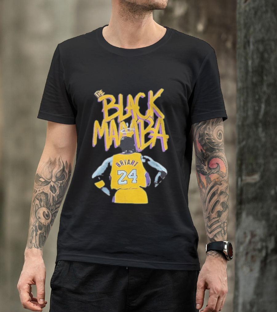 The Black Mamba Bryant 24 Los Angeles Lakers T-Shirt