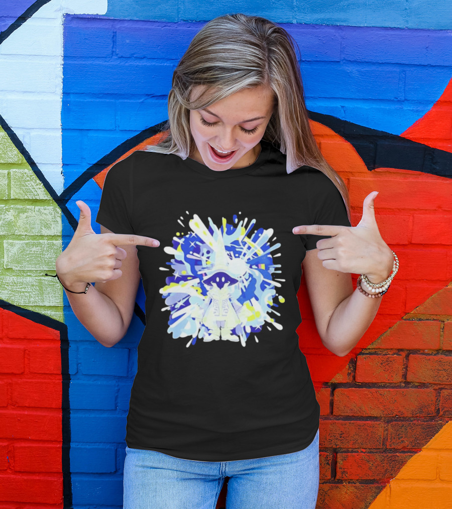 Vivi Ornitier Final Fantasy Black Mage Magic Stars Explosion T-Shirt