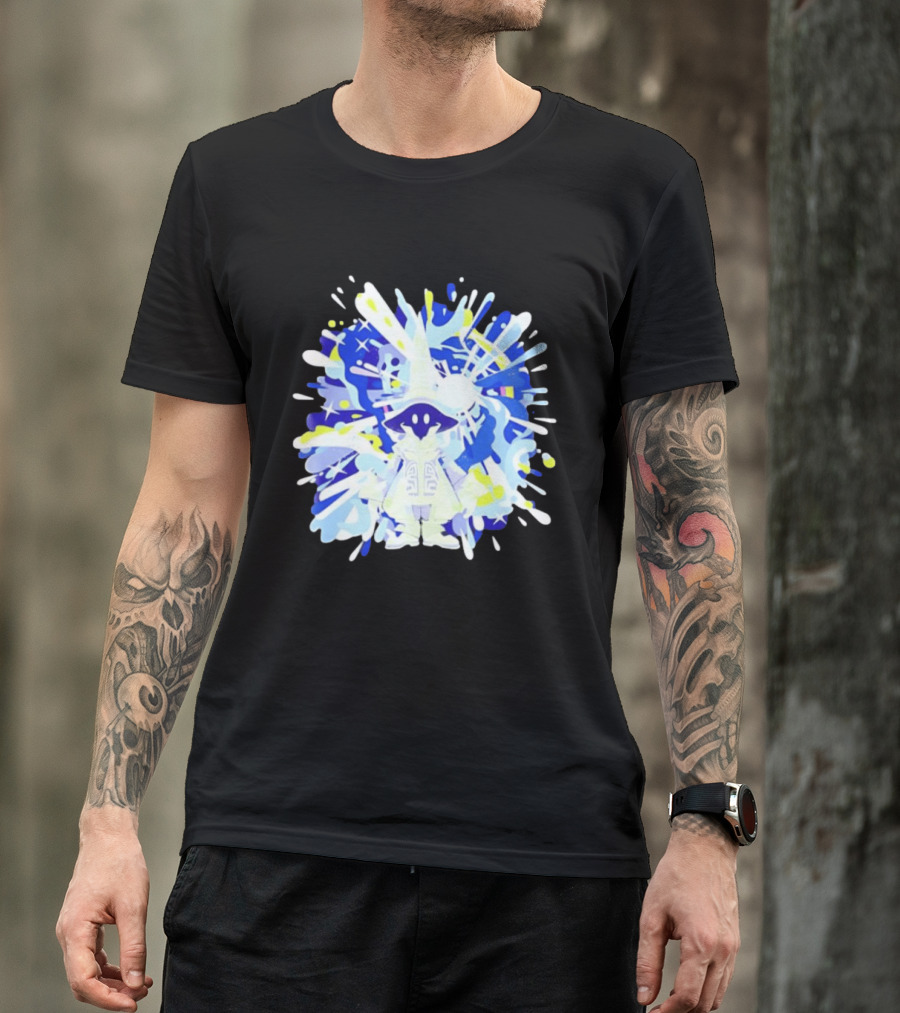 Vivi Ornitier Final Fantasy Black Mage Magic Stars Explosion T-Shirt