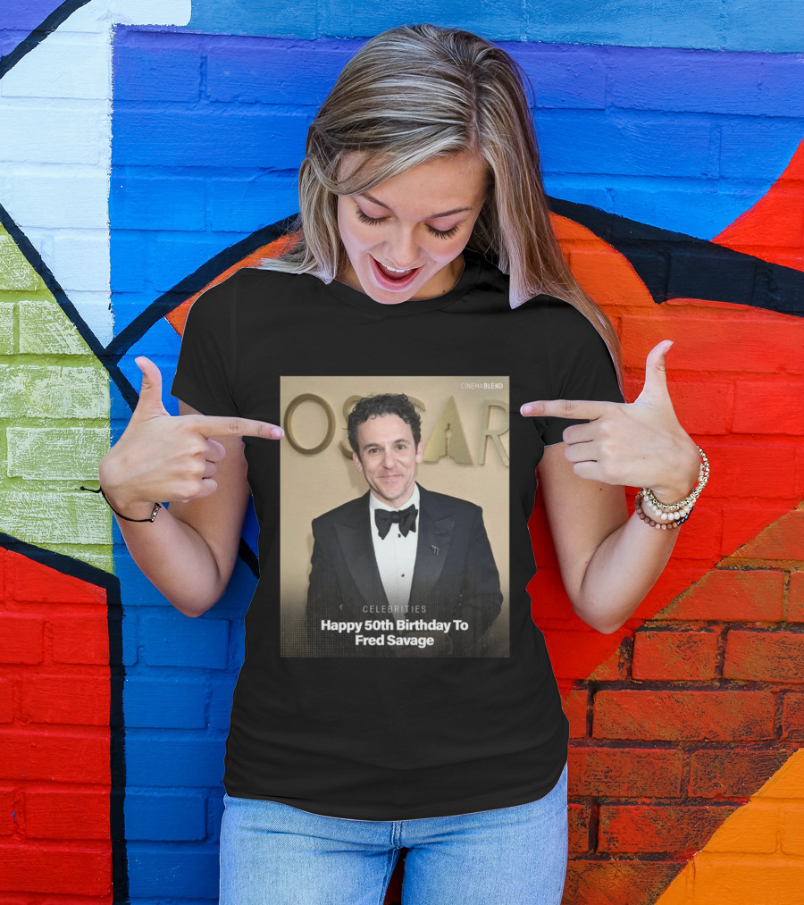 Happy 50th Birthday To Fred Savage CinemaBlend Celebrities T-Shirt