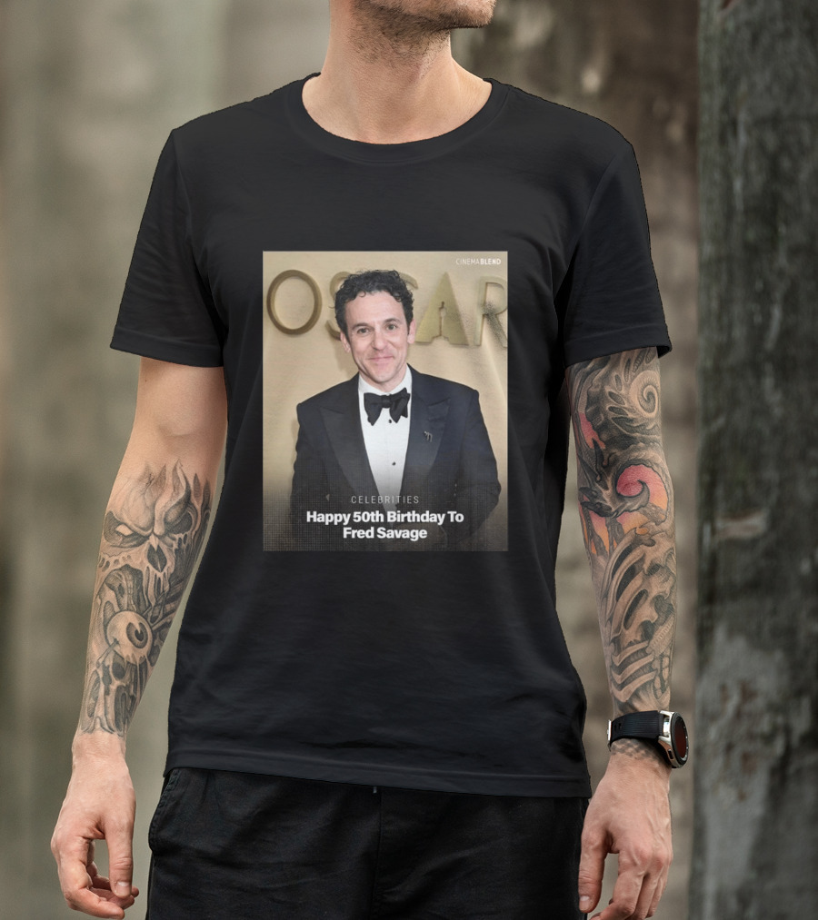 Happy 50th Birthday To Fred Savage CinemaBlend Celebrities T-Shirt