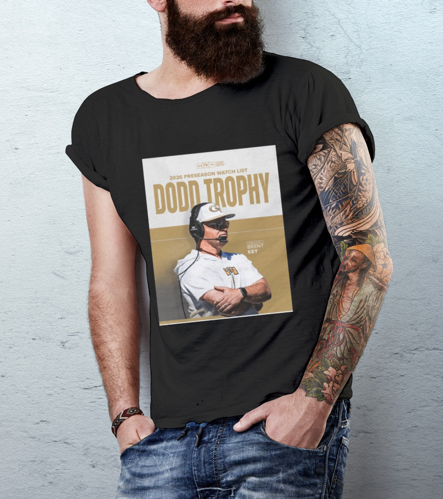 2026 Preseason List Dodd Trophy Head Coach Brent Key T-Shirt