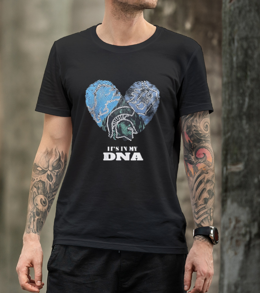 Heart Fingerprint Dog Breed Lover It's In My DNA T-Shirt