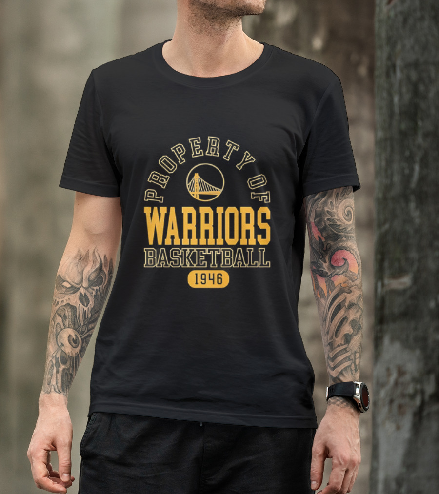 Property Of Warriors Basketball 1946 Golden State Iconic Team Heritage T-Shirt