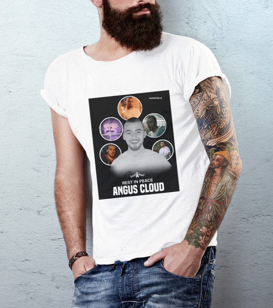 Angus Cloud Memorial Tribute AnimeFeels Rest In Peace T-Shirt