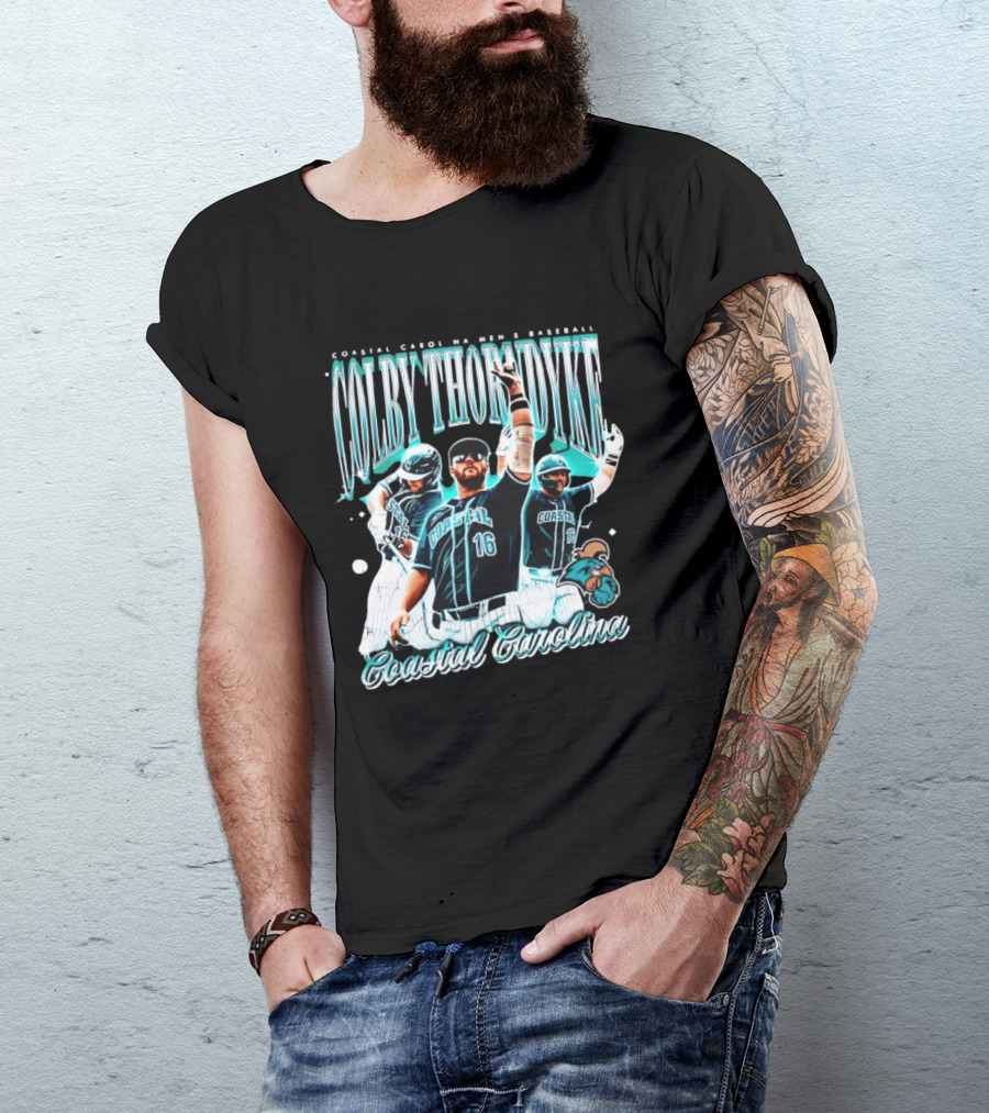 Coastal Carolina Chanticleers Colby Thoradyke Baseball Coastal Carolina T-Shirt