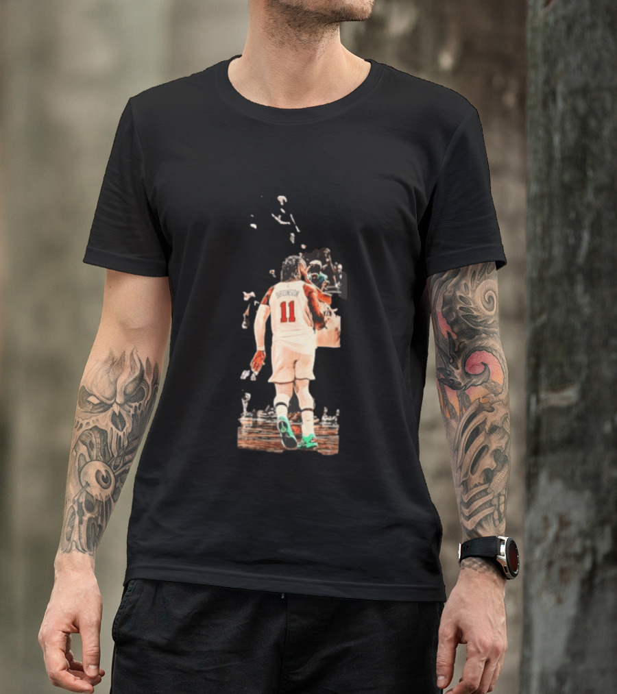 Jalen Brunson New York Knicks NBA Player Number 11 T-Shirt