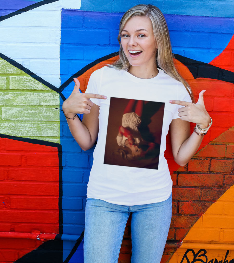 Ariana Grande Red And White Eternal Sunshine Aesthetic T-Shirt