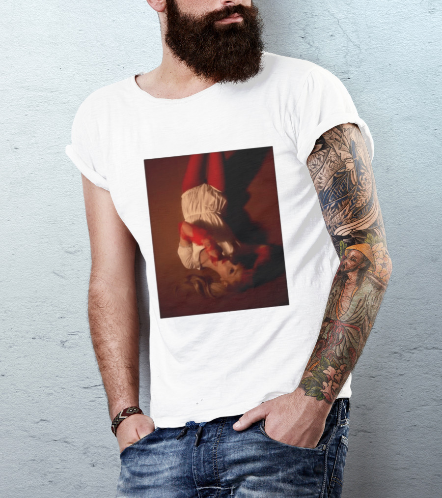 Ariana Grande Red And White Eternal Sunshine Aesthetic T-Shirt