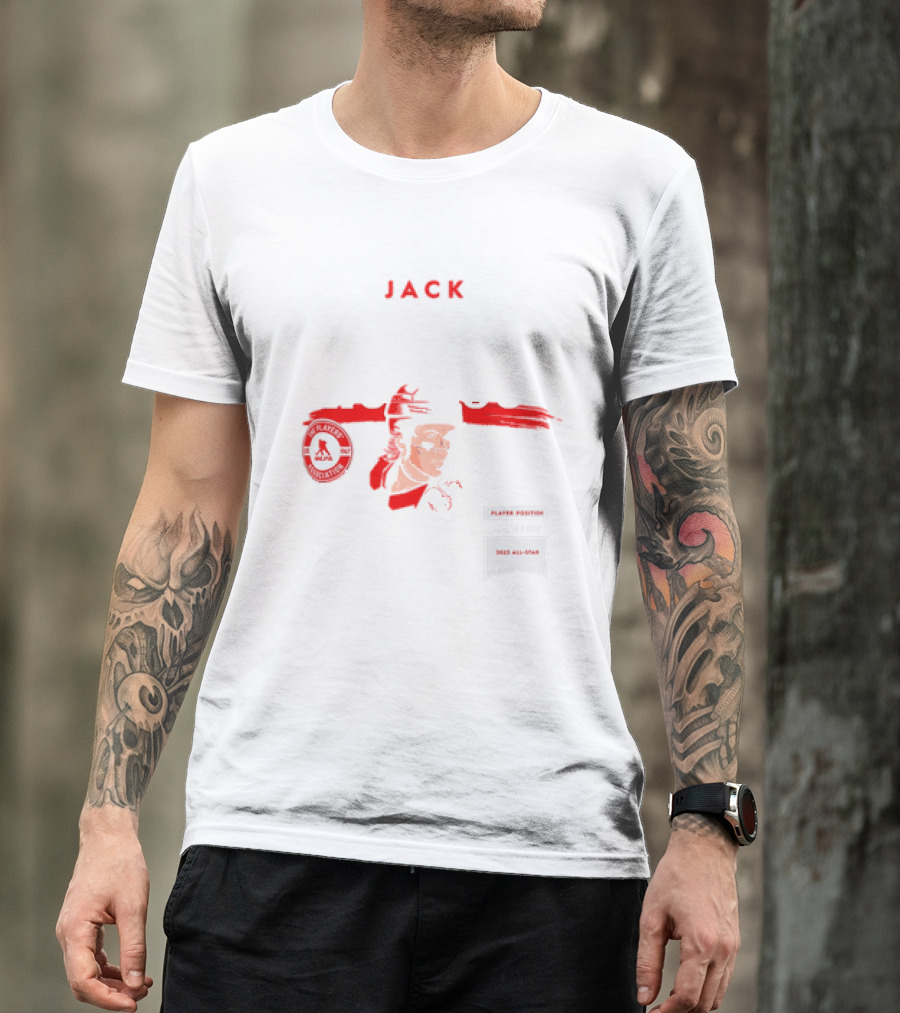 Jack Hughes New Jersey Devils Player 86 NHLPA Spotlight 2023 All Star T-Shirt