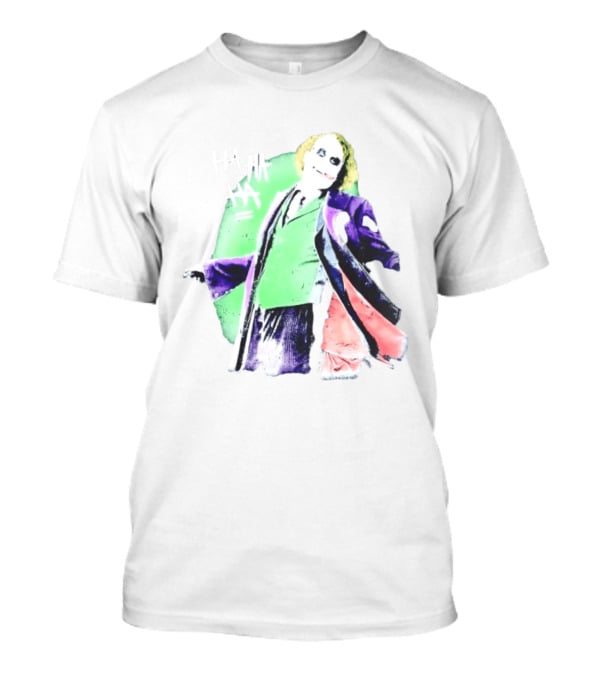 Joker The Dark Knight Ha Ha Ha Iconic Villain Laugh T-Shirt